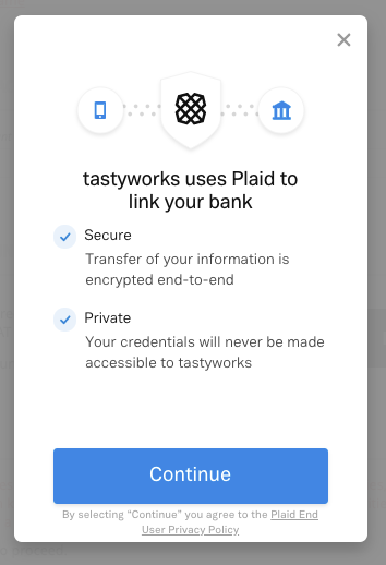 Online Account Transfer (Plaid ACATS)